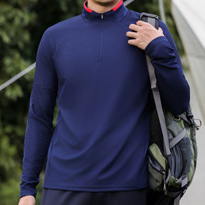 Quick-Drying Breathable Mens Long Sleeve Shirt For Powerlifting With No-Rub Stitching - Product Image 5