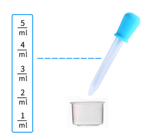 Pipettes en silicone liquide jetables 2.5ml/5ml compte-gouttes pour gâteau, outils de transfert de bonbons et liquides et support à presser - Product Image 3