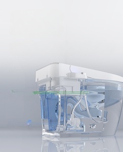<span class=keywords><strong>WC</strong></span> intelligents, accessoires noirs, cuvette Toto, siège de toilette, commode dorée, <span class=keywords><strong>Geberit</strong></span> - Product Image 3