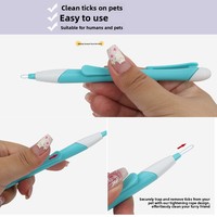 Stylo anti-tiques indolore pour animaux de compagnie – Outil portable pour l'élimination des tiques chez les chiens, chats et humains – Fournitures de toilettage pour animaux – Vente en gros