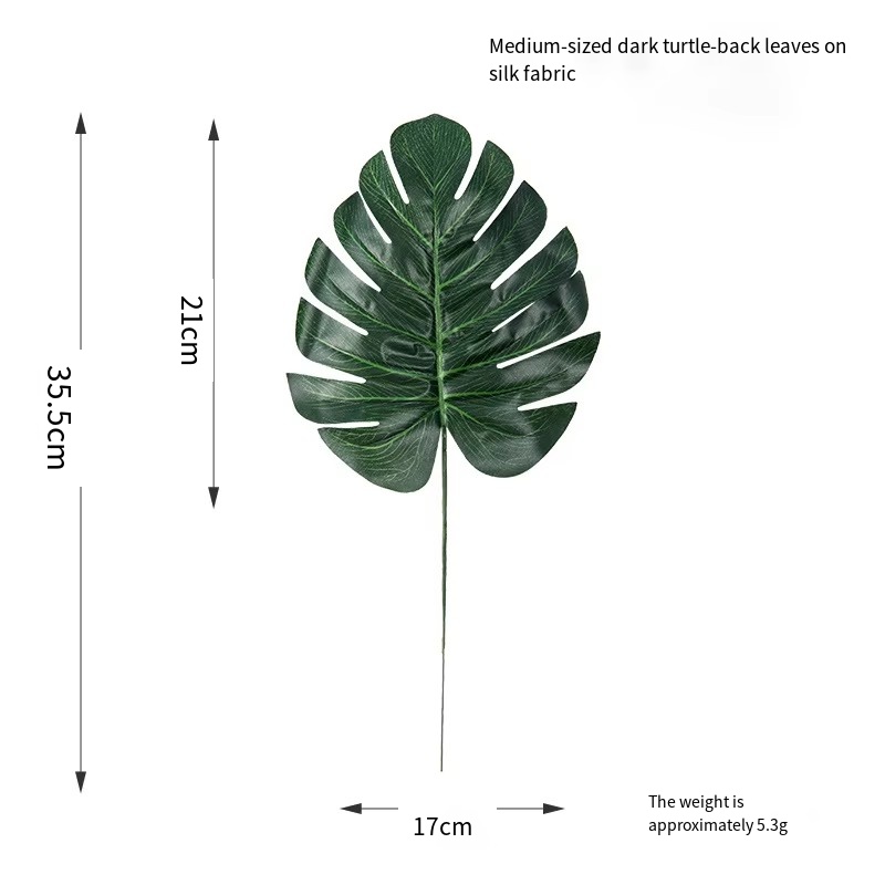 Colorido----Tela de seda, tono medio oscuro, diseño de hoja de tortuga.
