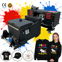 Mesin Printer DTF Pet Film XP600 I3200 30cm 50cm 60cm 2 Kepala Inkjet Ukuran Besar A2/A3 untuk Tabung untuk Xp600 I3200 30cm 50cm 60cm