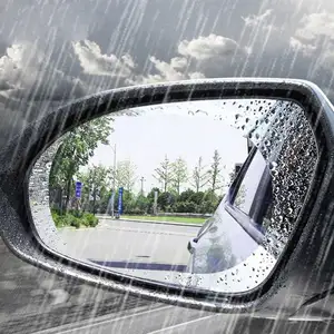 Anti Fog Car Mirror Window Clear Film Antir Rainproof Rearview Mirror Protective Film Waterproof Car Sticker Acessórios do carro