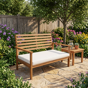 THINH PHU OLIVER Functional Acacia <b>Wood</b> <b>Sofa</b> Set-Contemporary Outdoor Furniture for Garden & Living Room-Customized Packing - Product Image 4