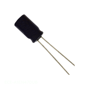 ตัวเก็บประจุแบบ Through Hole ยี่ห้อ Manufacturer Channel รุ่น 47 uF CAP ALUM 47UF 20% 25V RADIAL TH ECE-A1EN470UB - Product Image 1