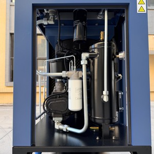 <span class=keywords><strong>Compresseur</strong></span> d'air à vis <span class=keywords><strong>portable</strong></span> industriel 7,5 kW 10 CV 220 V monophasé petit silencieux avec réservoir de sécheur d'air CE pour réparation automobile pulvérisation - Product Image 5