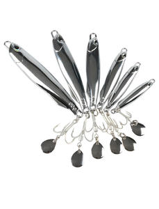 Esca Metallica DUO Elettroplaccata 30g con Superficie a Specchio e 2 Ganci per Pesca al Luccio in Lago, Fiume e Torrente - Product Image 4