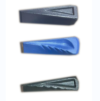 45 # acier au carbone forgé torsadé rotatif fendage maul wedge hache pour cales en bois sur le marché européen