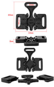 Fibbia per Cintura Tattica E1986-1, Fibbia a Sgancio Rapido, Clip Laterale in Metallo, Fibbia Tattica a Sgancio Rapido - Product Image 4