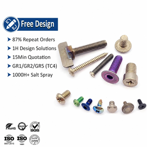 Vis autotaraudeuse métrique ISO en titane, anodisée noire, <span class=keywords><strong>à</strong></span> tête Torx <span class=keywords><strong>crantée</strong></span>, profilée, <span class=keywords><strong>à</strong></span> tête cylindrique plate - Product Image 1