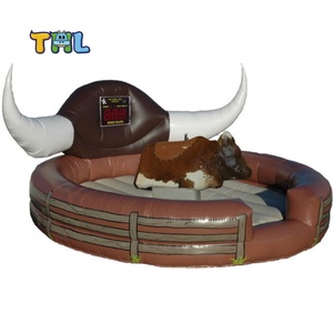 Gran Oferta: Máquina de Juegos Inflable de <span class=keywords><strong>Toro</strong></span> Mecánico de Rodeo para Alquiler Comercial, de PVC para Exteriores y Eventos - Product Image 6