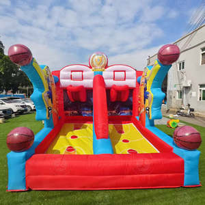 Juego <span class=keywords><strong>de</strong></span> Baloncesto Inflable Comercial para Interiores con Aro <span class=keywords><strong>de</strong></span> Doble <span class=keywords><strong>Tiro</strong></span> para Parques <span class=keywords><strong>de</strong></span> Aventura y Jardines <span class=keywords><strong>de</strong></span> Infancia - Product Image 4