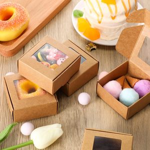 Mini cajas <span class=keywords><strong>de</strong></span> papel Kraft marrón 2,56x2,56x1,18 pulgadas embalaje casero <span class=keywords><strong>para</strong></span> panadería caramelo vela fabricación <span class=keywords><strong>de</strong></span> jabón <span class=keywords><strong>para</strong></span> embalaje <span class=keywords><strong>de</strong></span> regalo - Product Image 2