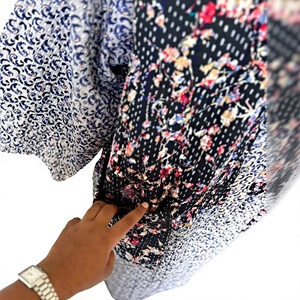 Reversible Boho Floral Printed Open-Front <b>Kimono</b> Two-Sided Ethnic Shrug <b>Jacket</b> ODM Spring Breathable Cotton - Product Image 5