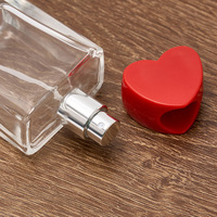 Botol Parfum Grosir 30ml Botol Sampel Parfum Kaca 50ml Botol Parfum Tutup Berbentuk Hati