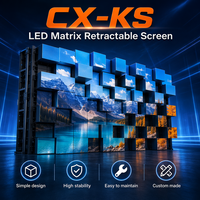 Pantalla LED Mecánica Dinámica Personalizada de Fábrica, Pantalla Retráctil Giratoria de 360 Grados para Exposiciones, Escenarios y Eventos