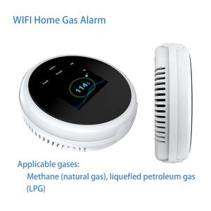 Graffiti Wifi Home <span class=keywords><strong>Gas</strong></span> báo động nhà bếp <span class=keywords><strong>gas</strong></span> rò rỉ Detector Van điện từ dễ cháy <span class=keywords><strong>gas</strong></span> báo động - Product Image 6