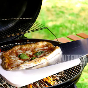 YUTFUBG ristorante <span class=keywords><strong>Base</strong></span> di <span class=keywords><strong>pietra</strong></span> forno <span class=keywords><strong>per</strong></span> <span class=keywords><strong>Pizza</strong></span> con bambù buccia di <span class=keywords><strong>Pizza</strong></span> e <span class=keywords><strong>pietra</strong></span> calda Set di cottura - Product Image 1