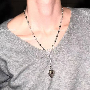 Collar de Cadena de Bambú y Cobre Vintage con Caja de Corazón - El Secreto <span class=keywords><strong>del</strong></span> Corazón para Mujeres - Product Image 6