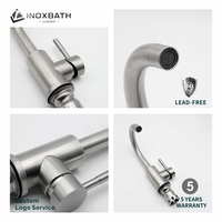 Robinet de lavabo monotrou pour eau chaude et froide pour salle de bain