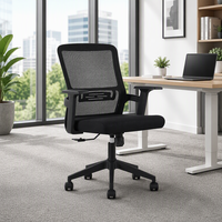 Vente directe d'usine - Chaise de bureau ergonomique pour cadres et personnel, avec fonction d'inclinaison et design entièrement en maille
