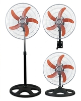 Ventilateur de table mural 3-en-1 en métal pour la maison, avec télécommande, hauteur réglable, oscillant, économe en énergie, pour voiture