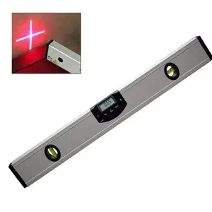 600mm 24&quot; Digital Red Laser Level Laser Horizontal Digital Protractor Angle Ruler Woodworking tool