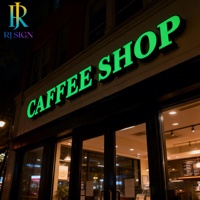 Letrero LED Personalizado para Tienda de Cigarrillos, Letrero Luminoso Exterior con Logotipo 3D, Letras LED para Cafetería, Taller de Reparación de Bicicletas