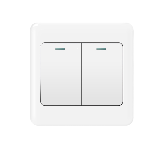 UK Wall Switches and Sockets with 2 USB Ports NFC Enabled 1/2/3 Gang Electric Dimmer for Residential Use