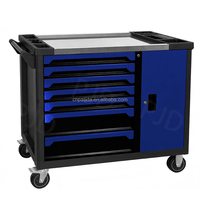 Coffre à outils multi-tiroirs durable avec outils, armoire de rangement pour garage mécanique, coffre de rangement pour atelier