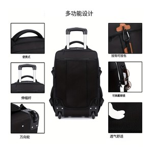 Mochila <span class=keywords><strong>de</strong></span> Senderismo <span class=keywords><strong>de</strong></span> Gran Capacidad, Bolsa <span class=keywords><strong>de</strong></span> <span class=keywords><strong>Viaje</strong></span> Deportiva para Exteriores, Impermeable, Multifuncional, Unisex, <span class=keywords><strong>con</strong></span> <span class=keywords><strong>Ruedas</strong></span> - Product Image 6