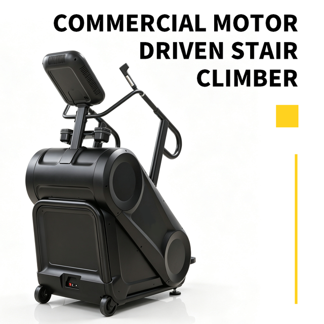 Commercial Motor Driven Stair Climber Machine Stepmill Adjustable Speed Cardio Training Machine for Gym Fitness Equipment Studio