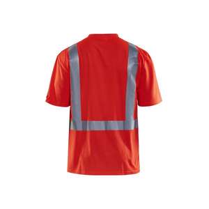 Blaklader-เสื้อยืดยูวี338210115500ม. ชุดทำงาน HI-VIS 7330509429440สีแดง Hi-Vis - Product Image 2
