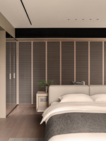 Ensemble de meubles de chambre à coucher de suite exécutive d'hôtel haut de gamme personnalisé, style italien, luxe léger, moderne, en bois massif et MDF, canapé-lit, bureau, chaise