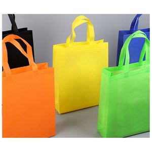 Bolsas de tela no tejida reutilizables grandes al por mayor para regalos de fiesta, con logotipo personalizado por sublimación, bolsas de compras no tejidas - Product Image 1