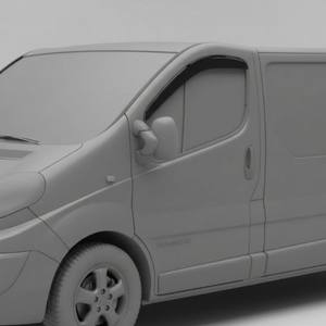 Viseras Acrílicas para Ventanas de <span class=keywords><strong>Renault</strong></span> Trafic 2001-2015, Protectores de Lluvia Autoadhesivos Acrílicos, Juego de 2/4 Piezas - Product Image 3