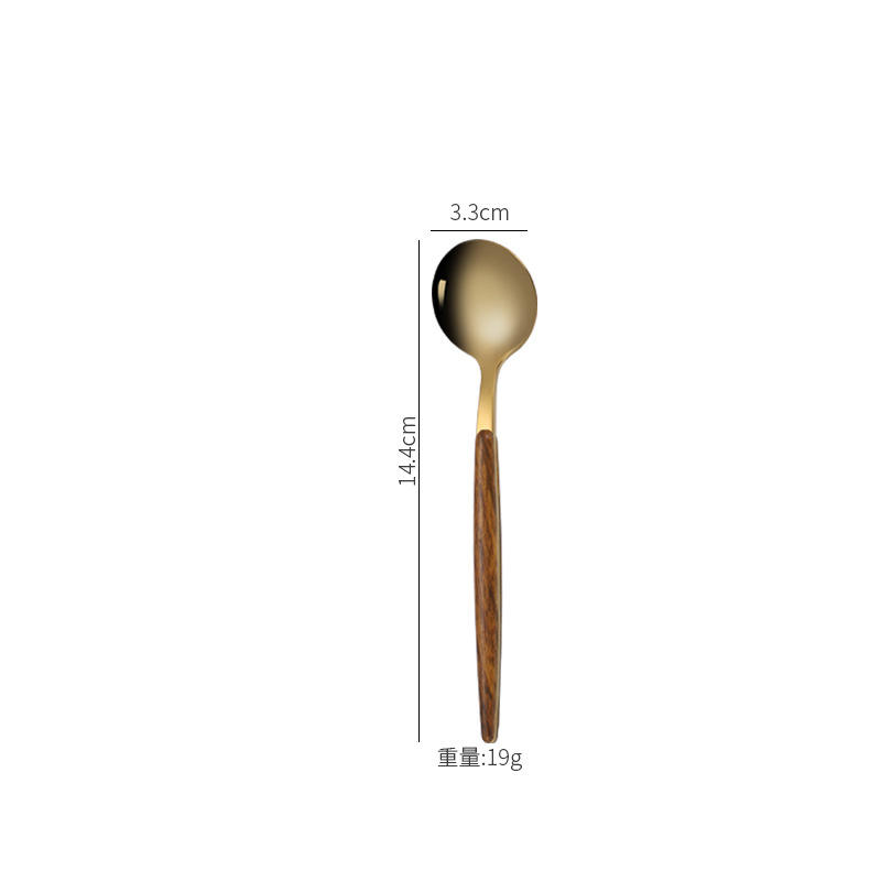 Gold tea spoon
