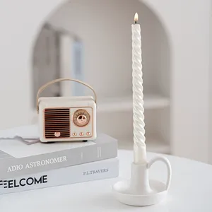 حامل شموع سيراميك إبداعي بتصميم بسيط على الطراز الاسكندنافي، صديق للبيئة، مصنوع يدويًا، منقوش، مناسب لعيد الميلاد، حامل للعلاج بالروائح، للمنزل - Product Image 4