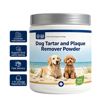 Poudre dentaire pour chiens Richtek, OEM/ODM personnalisée, éliminateur de tartre et de plaque, haleine fraîche, complément de soin buccal pour chiens