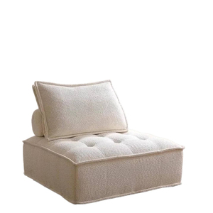 Sofá Moderno de Tela Bouclé, Sofá Cama Comprimido al Vacío, Sofá Individual Simple para Sala de Estar, Balcón, Tatami - Product Image 5