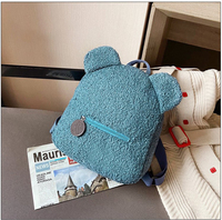 Sac à dos en peluche personnalisé mignon pour tout-petits, motif dessin animé, pour enfants, mini sac à dos en peluche pour l'école