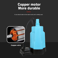 Pompe submersible automatique à faible aspiration 220V 50Hz, haute pression, grand débit, drainage à bas niveau d'eau, pompe AC à démarrage et arrêt automatiques