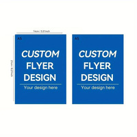 Brochures et affiches personnalisées imprimées numériquement sur papier kraft et carton pour la publicité