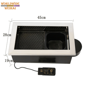 <span class=keywords><strong>Barbecue</strong></span> <span class=keywords><strong>coréen</strong></span> sans fumée, électrique, en acier inoxydable, dispositifs de sécurité, facile à nettoyer, assemblé, commande tactile, 3-5 personnes, intérieur - Product Image 2