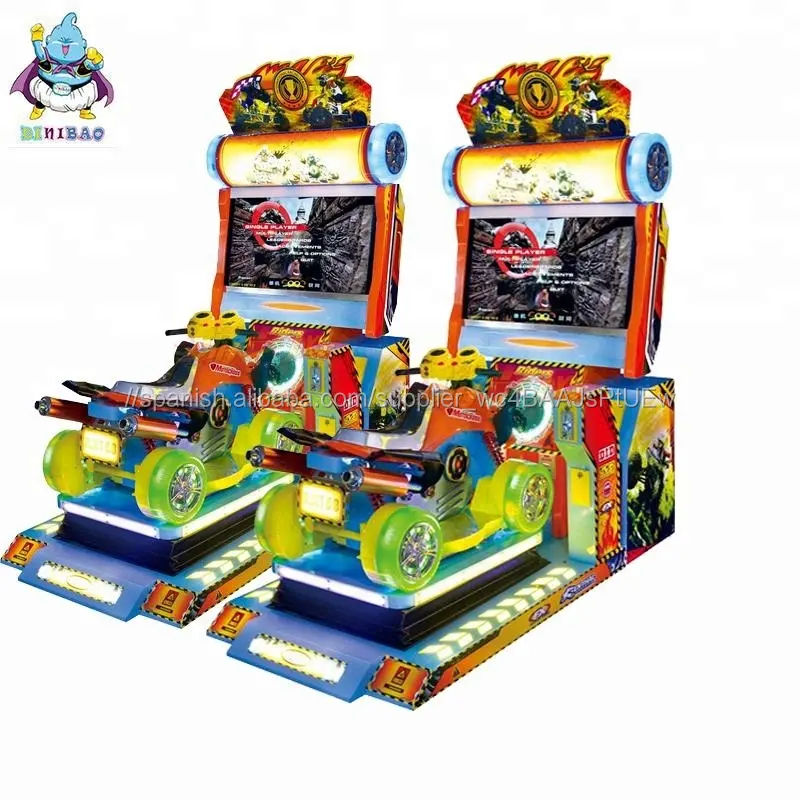 2020 nuevo diseño de Arcade loco de cuatro ruedas de coche juego de carreras de Video de la máquina auto de la máquina