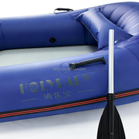 Hailebao Bateau gonflable individuel léger et portable en PVC, Kayak Escargot pour la pêche, les activités nautiques et le camping