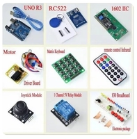Kit de démarrage U3 Version améliorée Kit d'apprentissage Boîte de vente au détail Kit de démarrage U3 pour capteur RFID Arduino