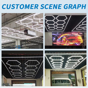 Tự Động Xe Làm Sạch Chiếu Sáng Thương Mại Rửa Xe Trạm Nhôm Ánh Sáng Trần 6500K Hội Thảo DIY <span class=keywords><strong>LED</strong></span> Đèn - Product Image 5