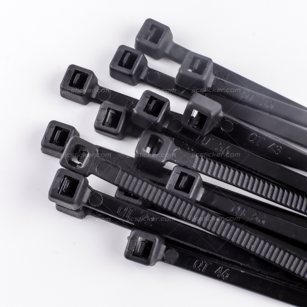 Высокое качество нейлон 66 индивидуальной биркой самоблокирующиеся Нейлоновые кабельные стяжки, многоразовый автоматический застежка-молния пластиковая кабельная стяжка, крепление белый кабельные стяжки