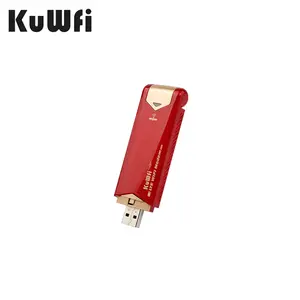 Kuwfi OEM stock wholesale 4g 5g USB dongle with sim slot wifi router Suitable for outdoor network connection